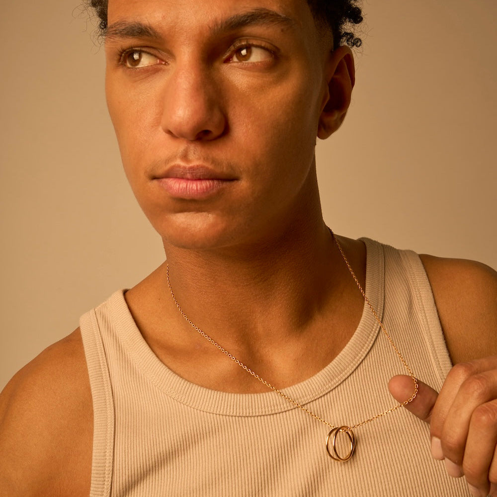 Spiral necklace 2.0 vermeil