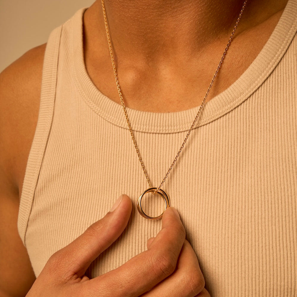 Spiral necklace 2.0 vermeil