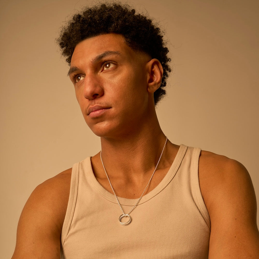 Spiral necklace 2.0 silver