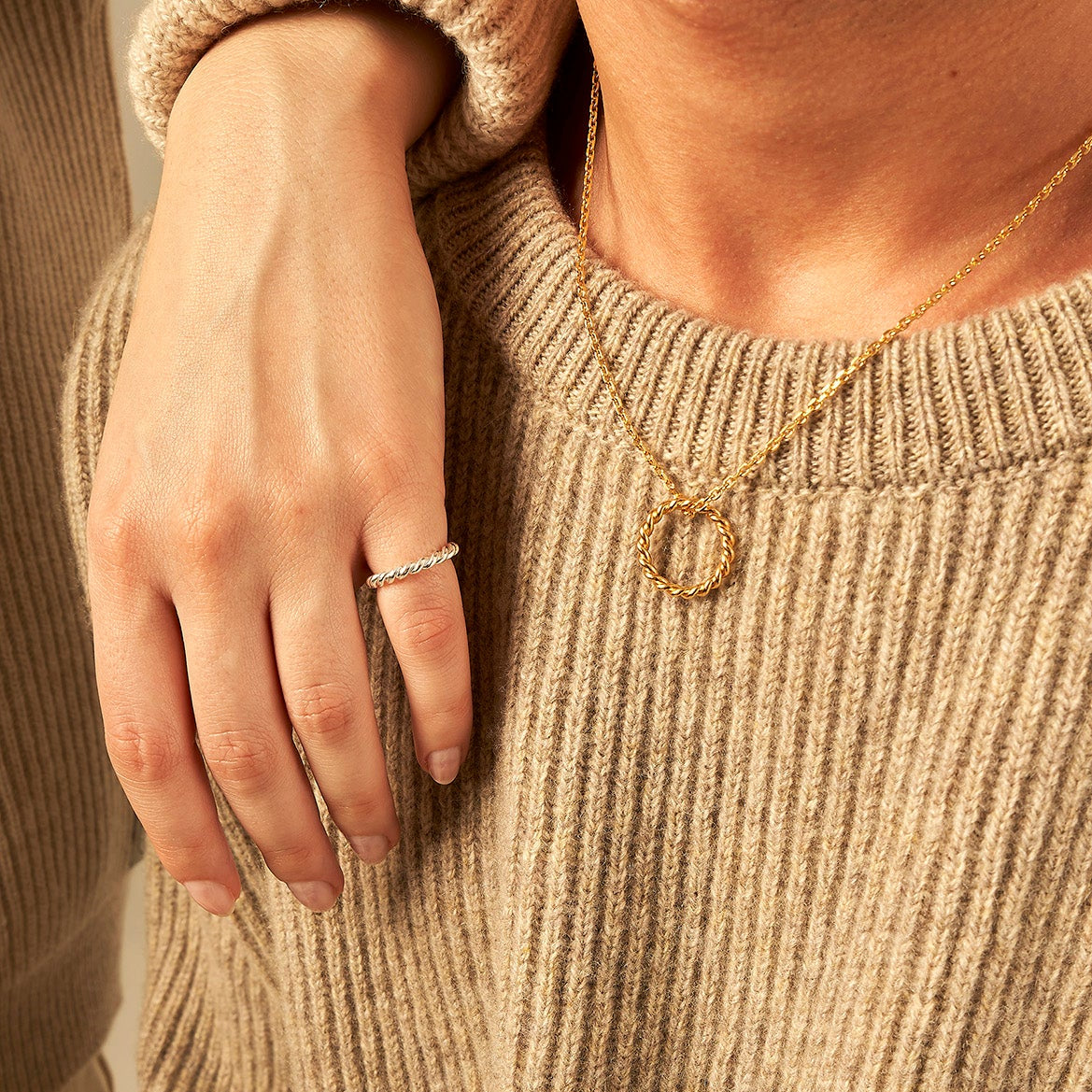 Bague torsadée vermeil 3.0