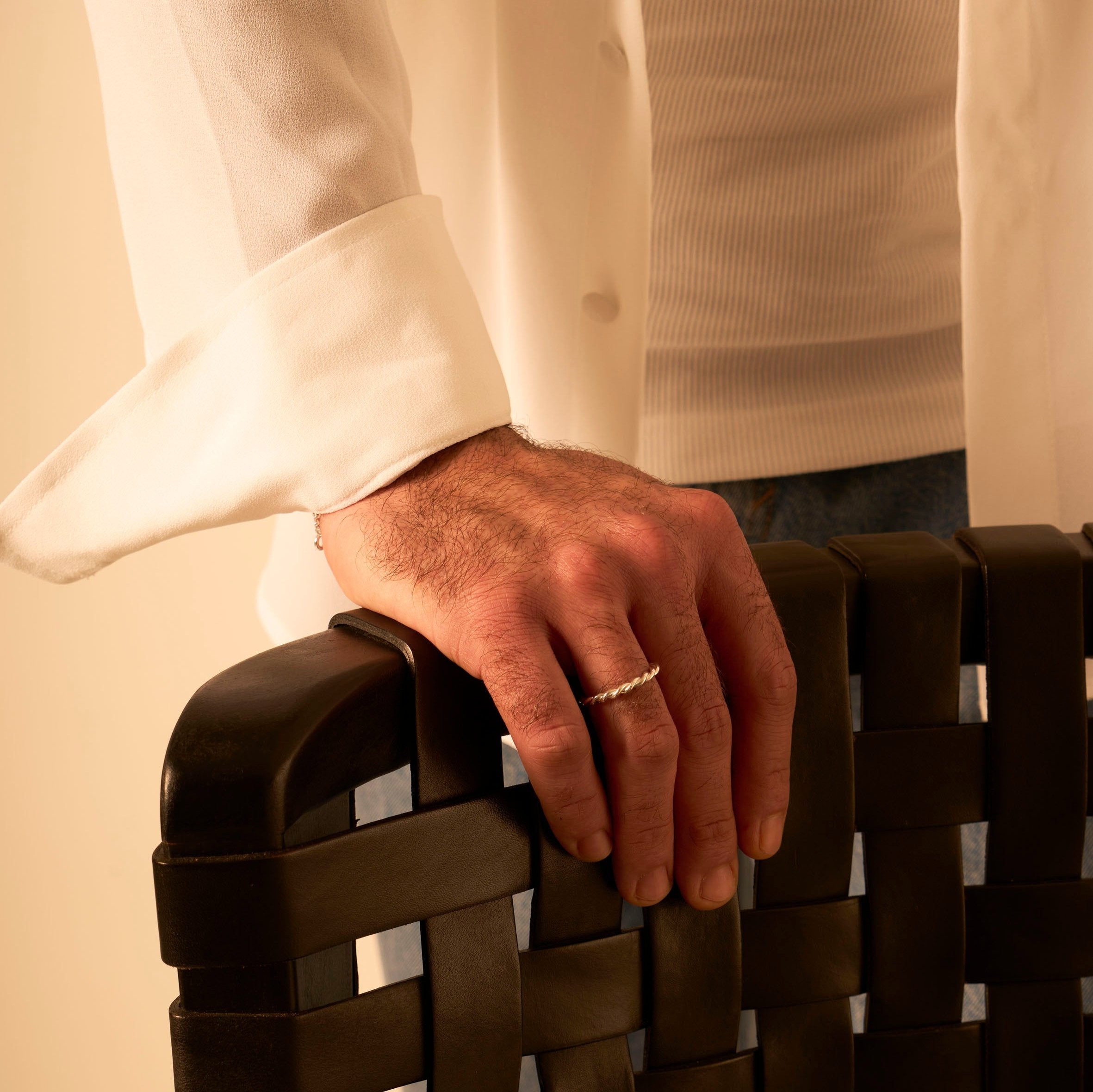 3.0 twisted ring  - sterling silver