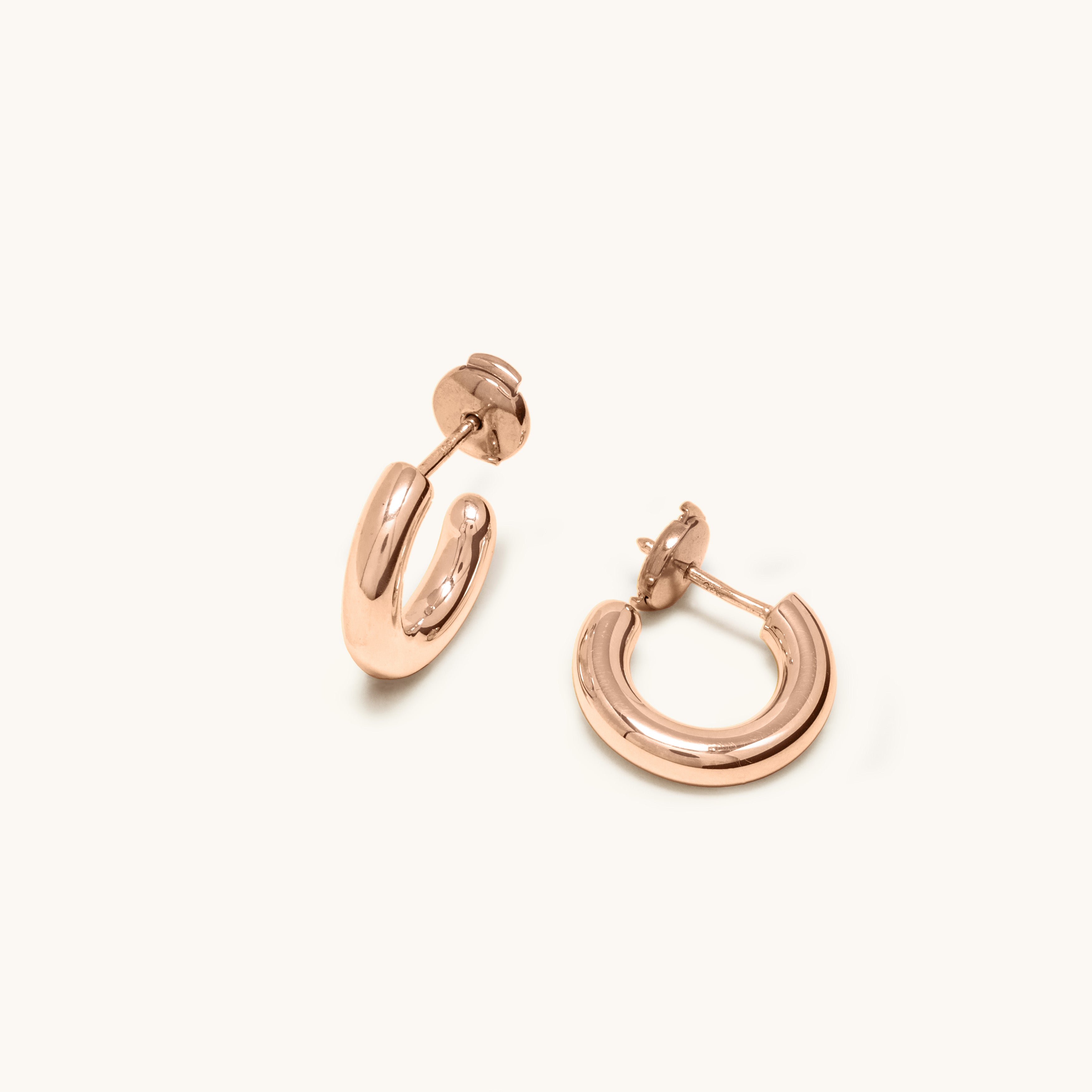L'anneau or rose 4.0 | Boucle d'oreille