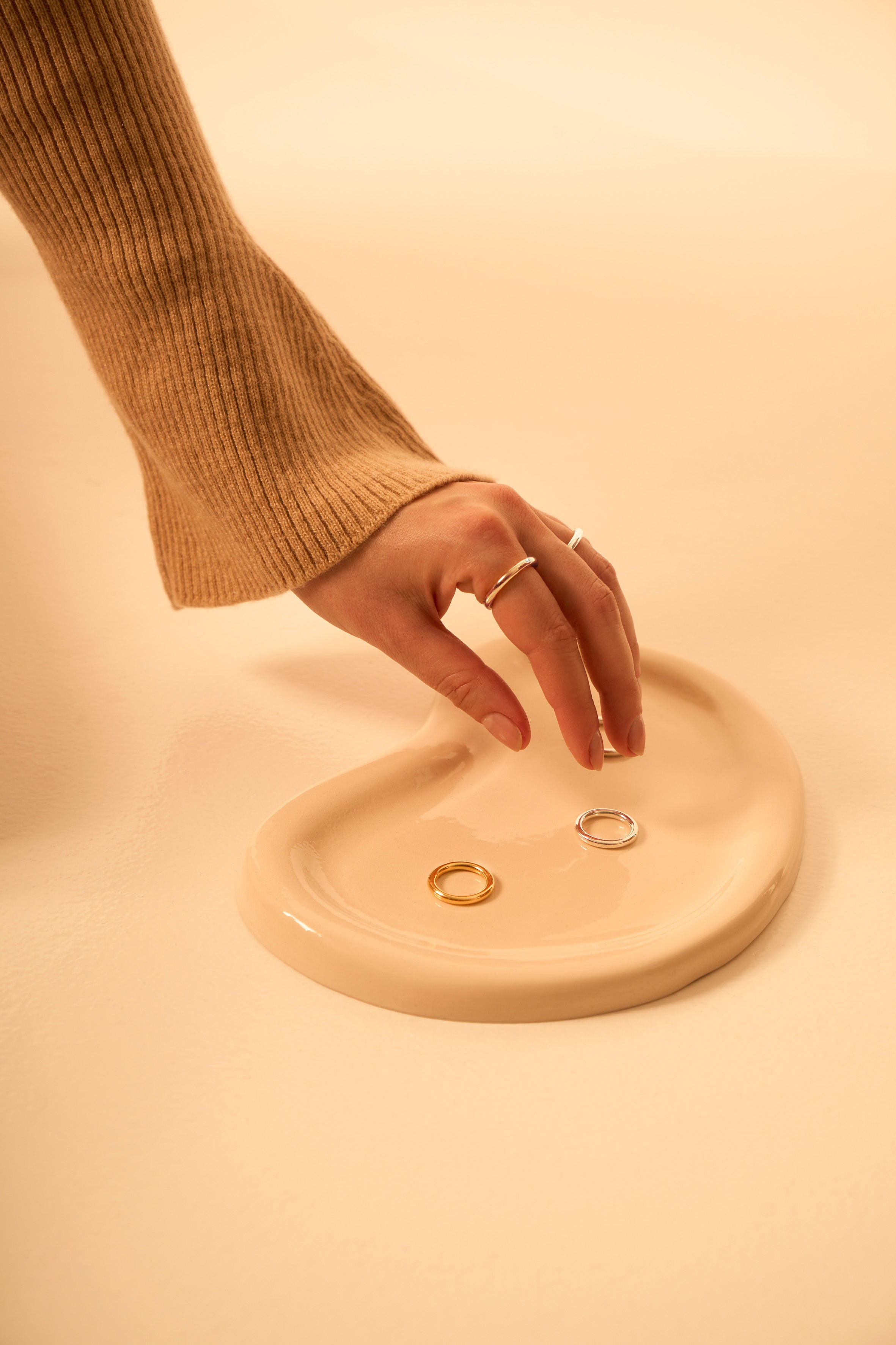 Anneau or rose 18 carats et diamant 3.0