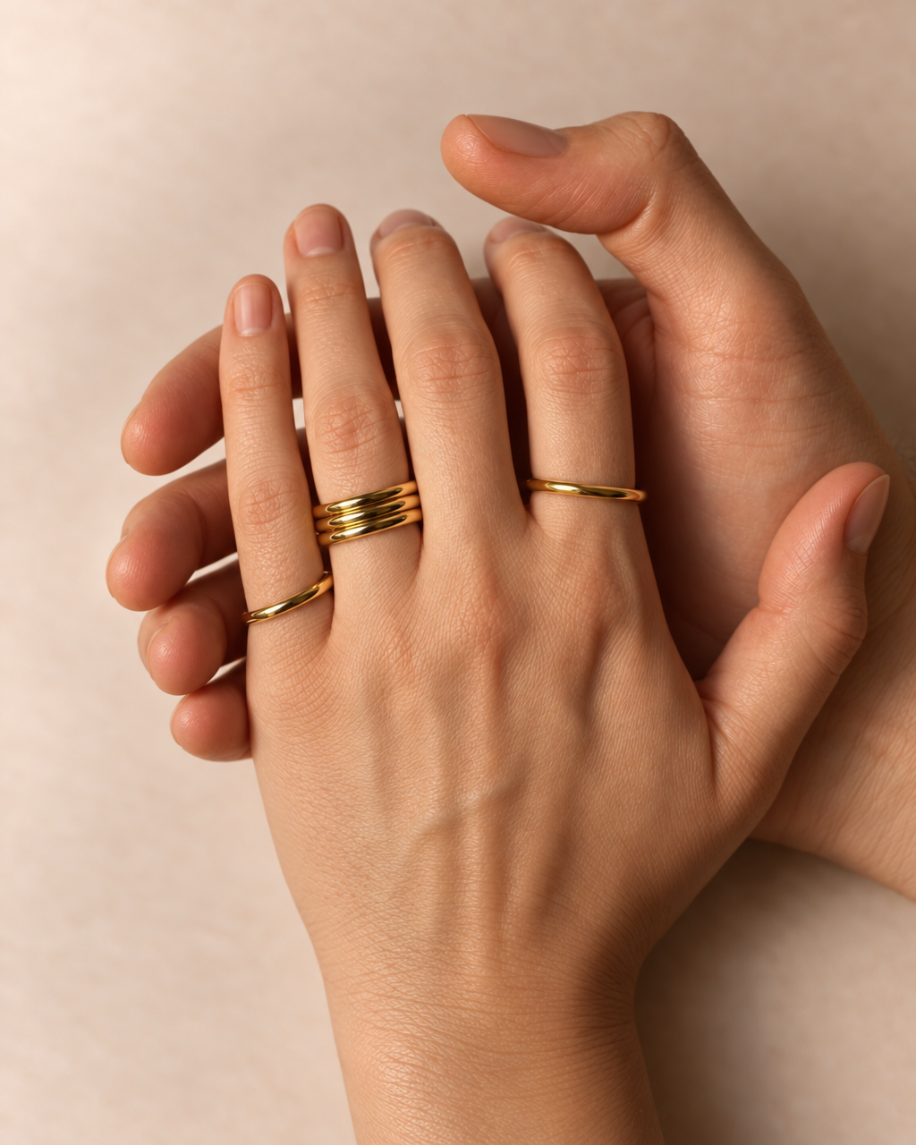 3.0 ring - gold vermeil