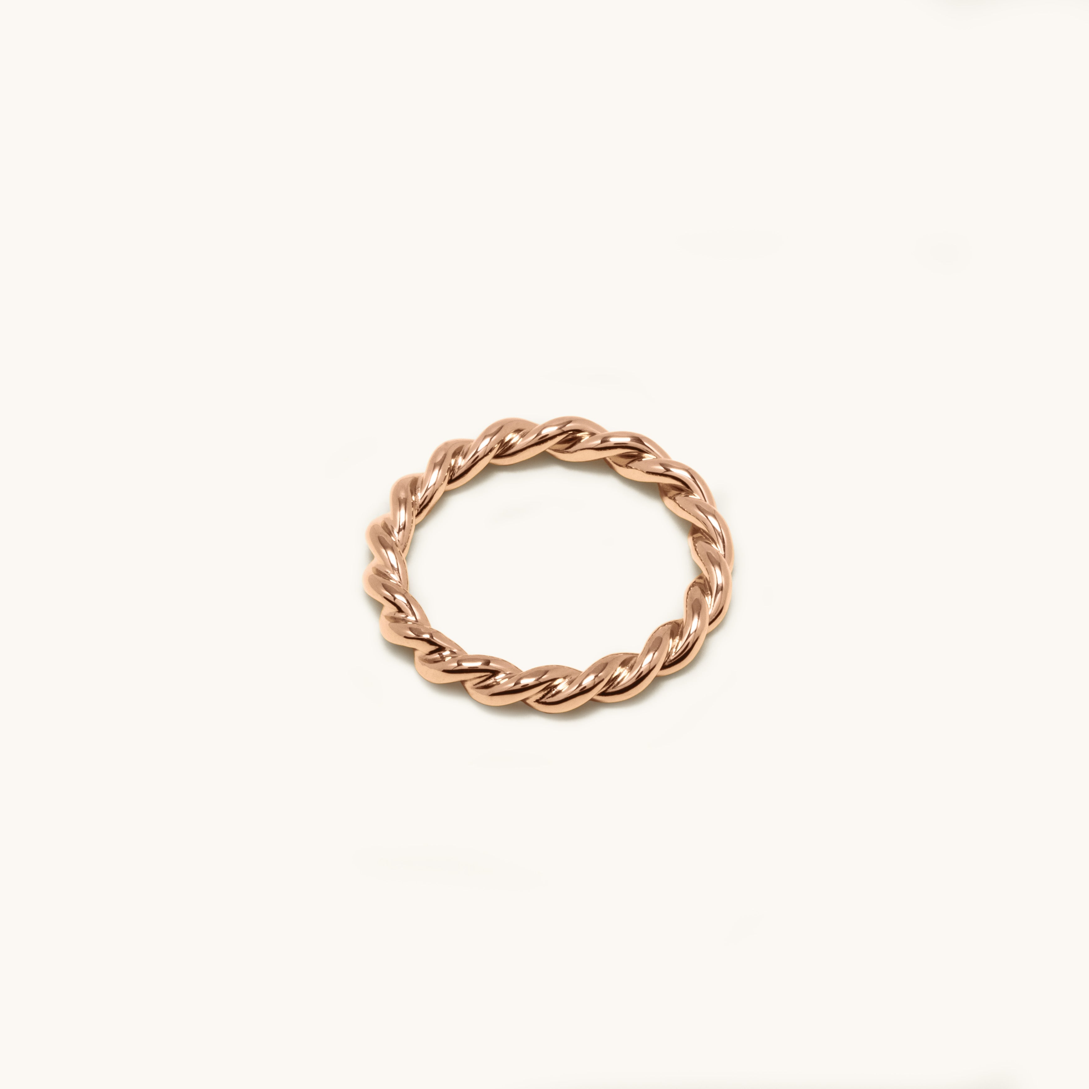 3.0 twisted ring - gold vermeil