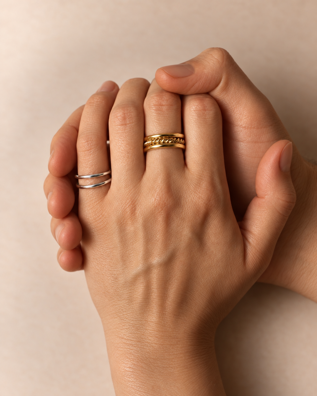3.0 twisted ring - gold vermeil
