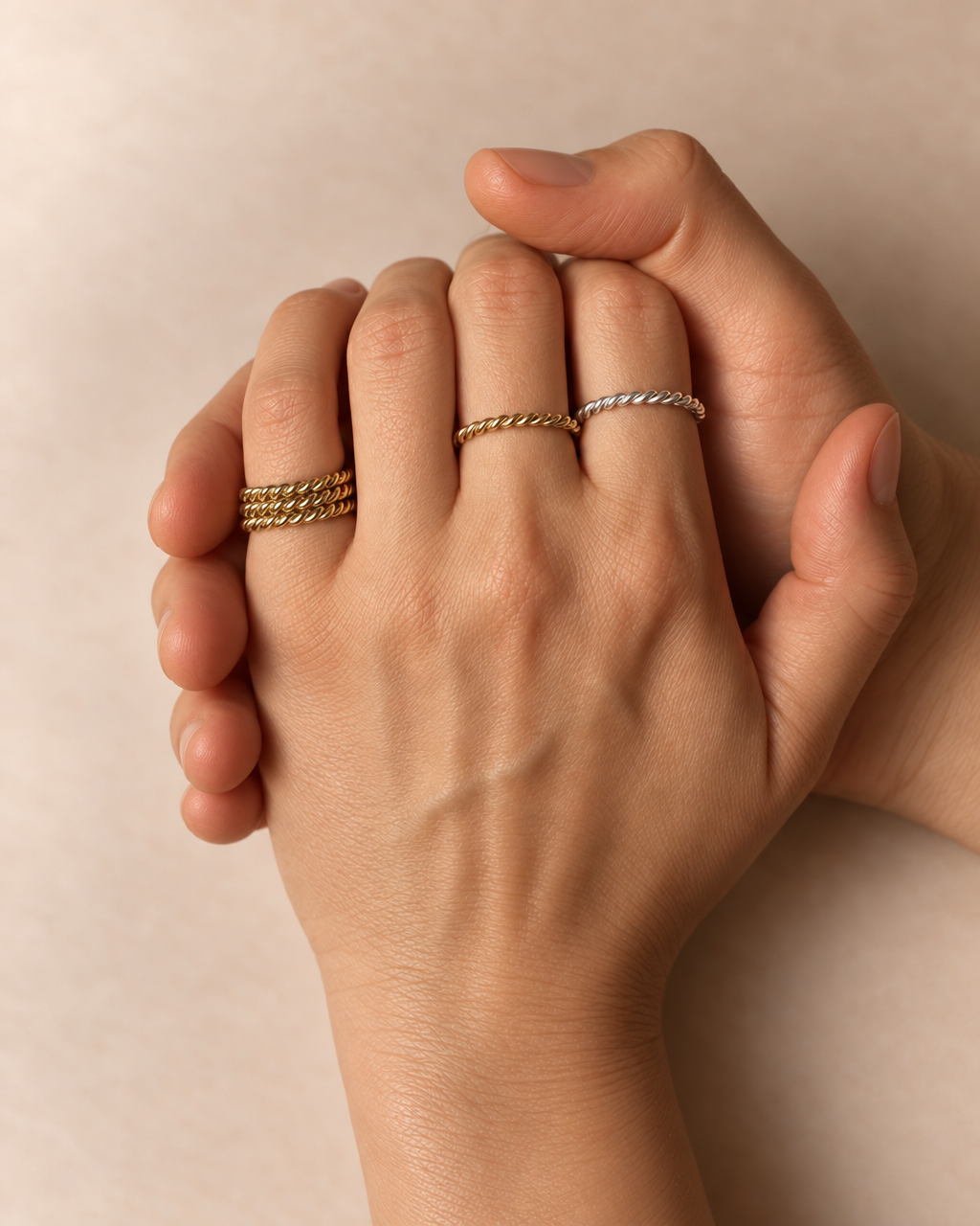 Bague torsadée vermeil 3.0