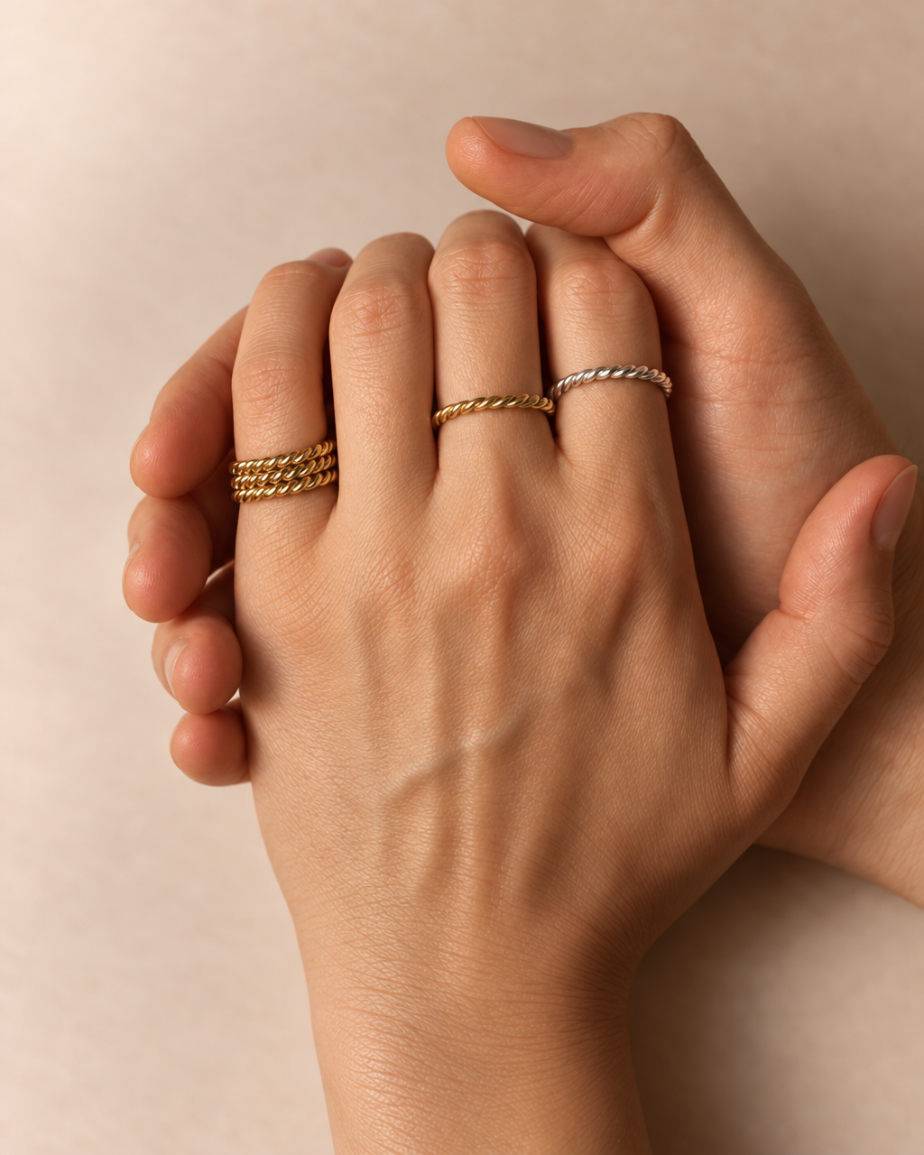 Bague torsadée argent 3.0