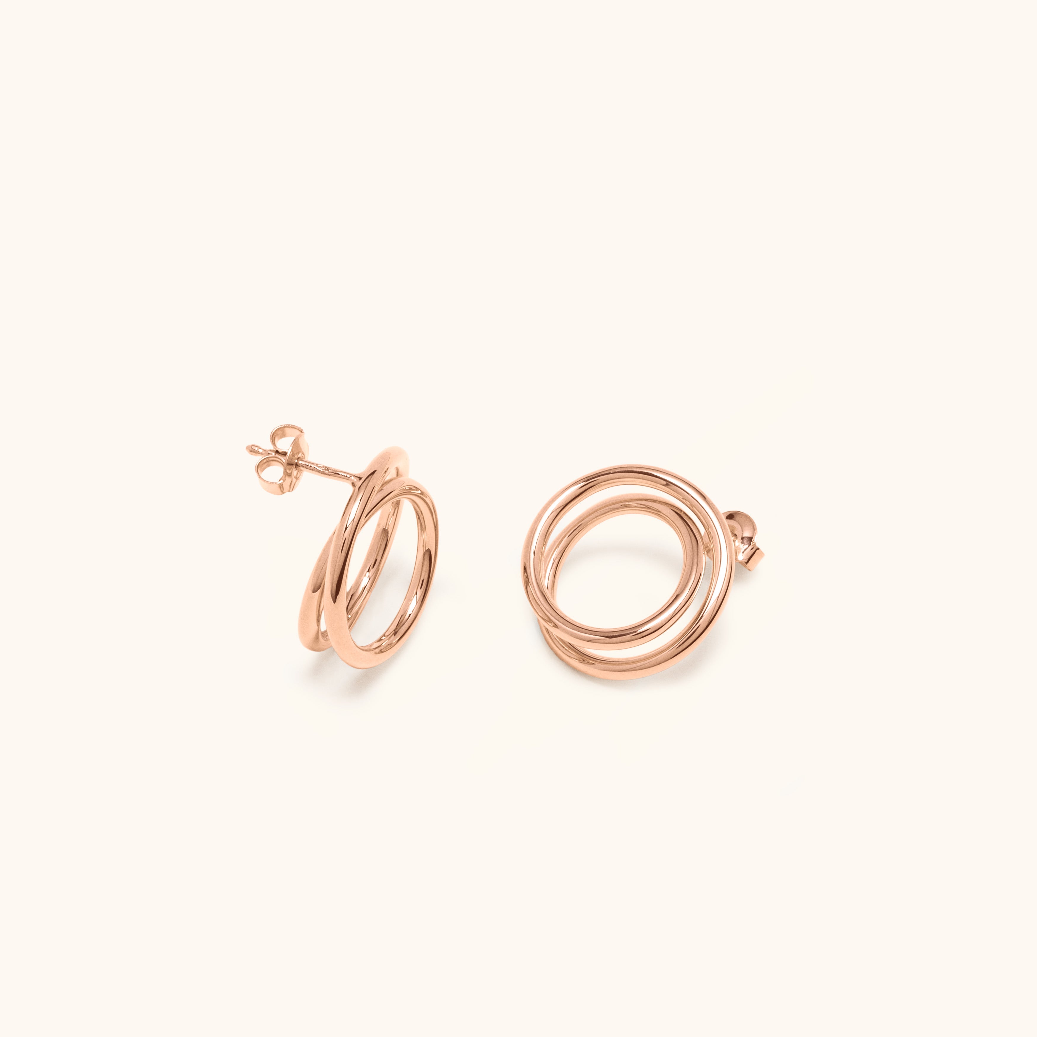 Mini rose gold spiral 2.0 | Earring