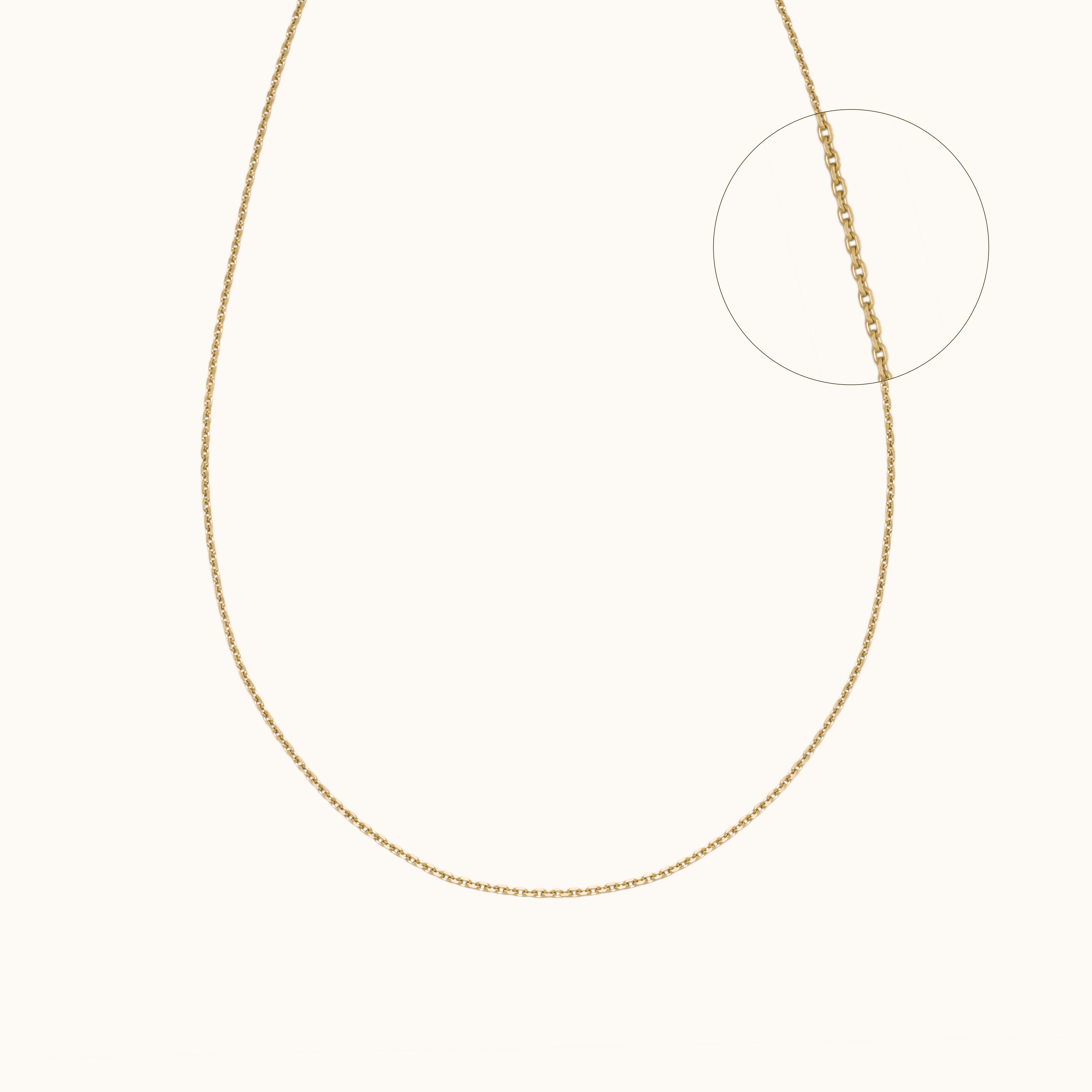 Chaîne de cou forçat vermeil