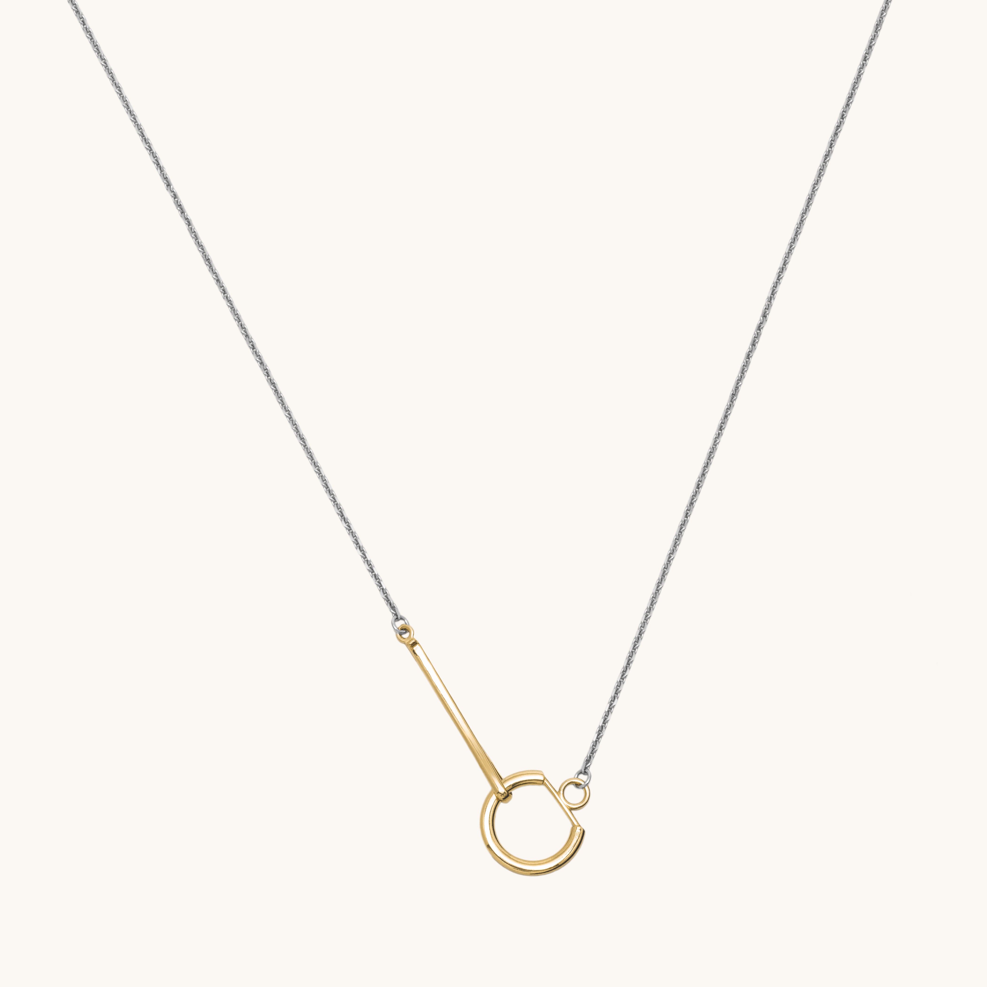Le collier gousset bicolore
