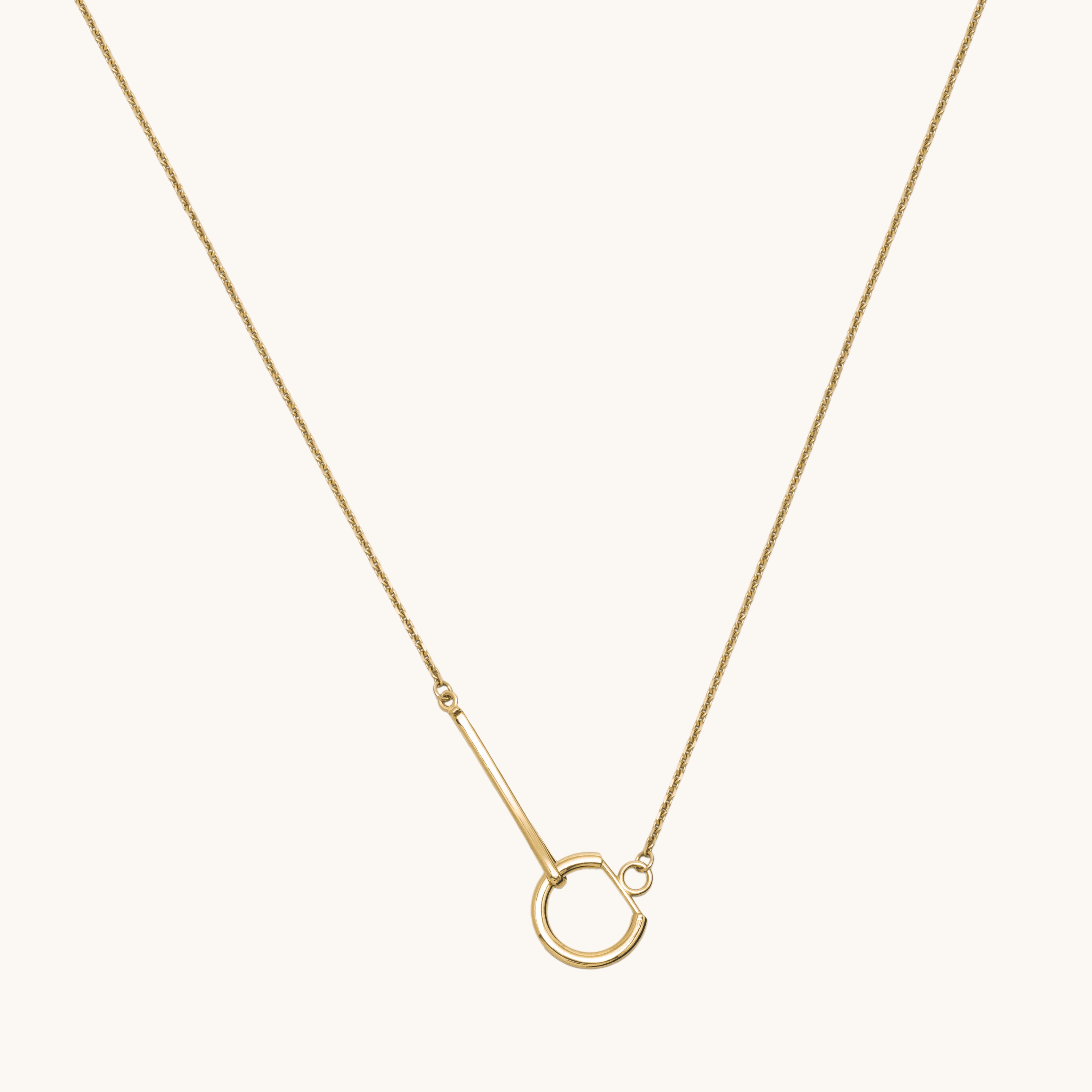Le collier gousset vermeil