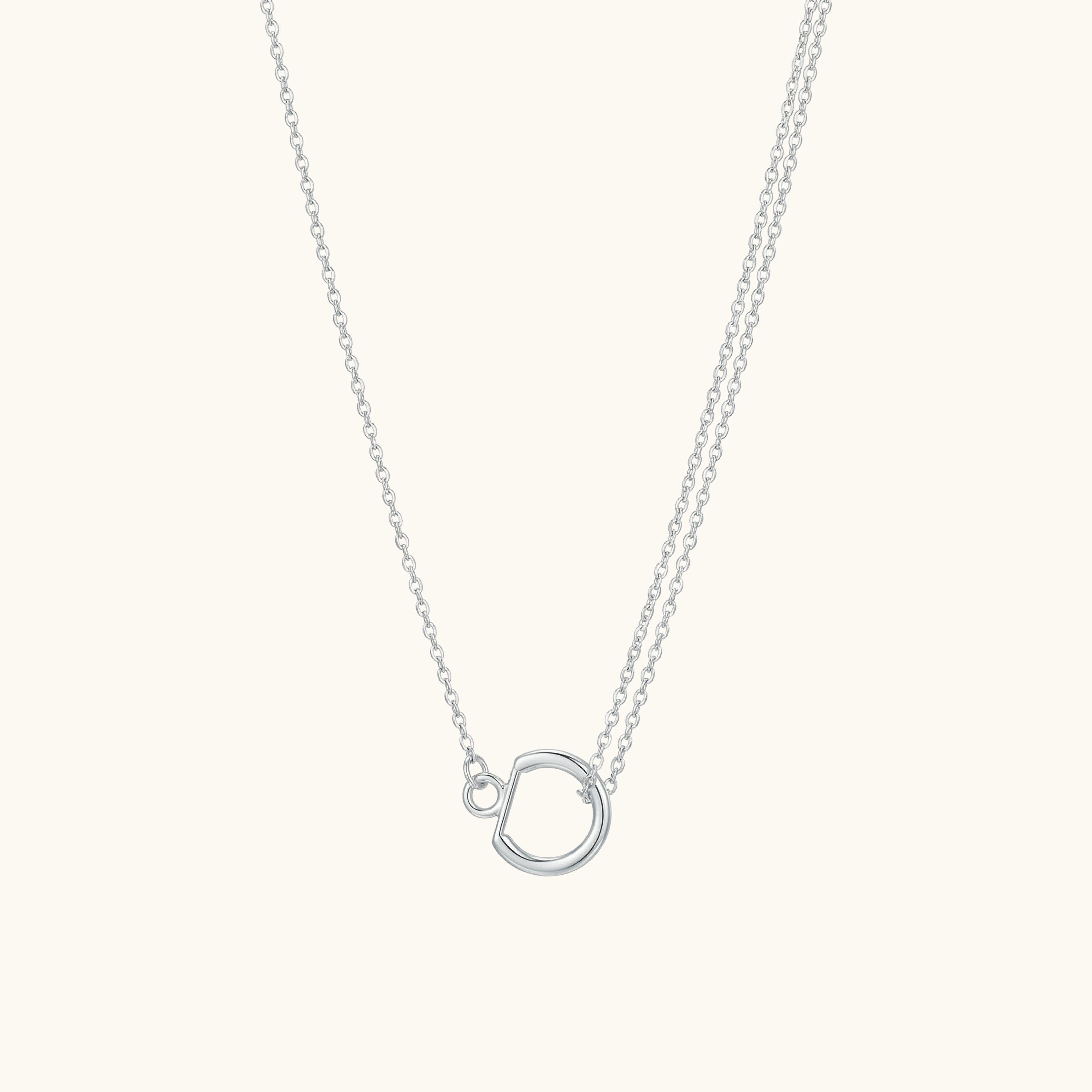 Le collier mini gousset argent