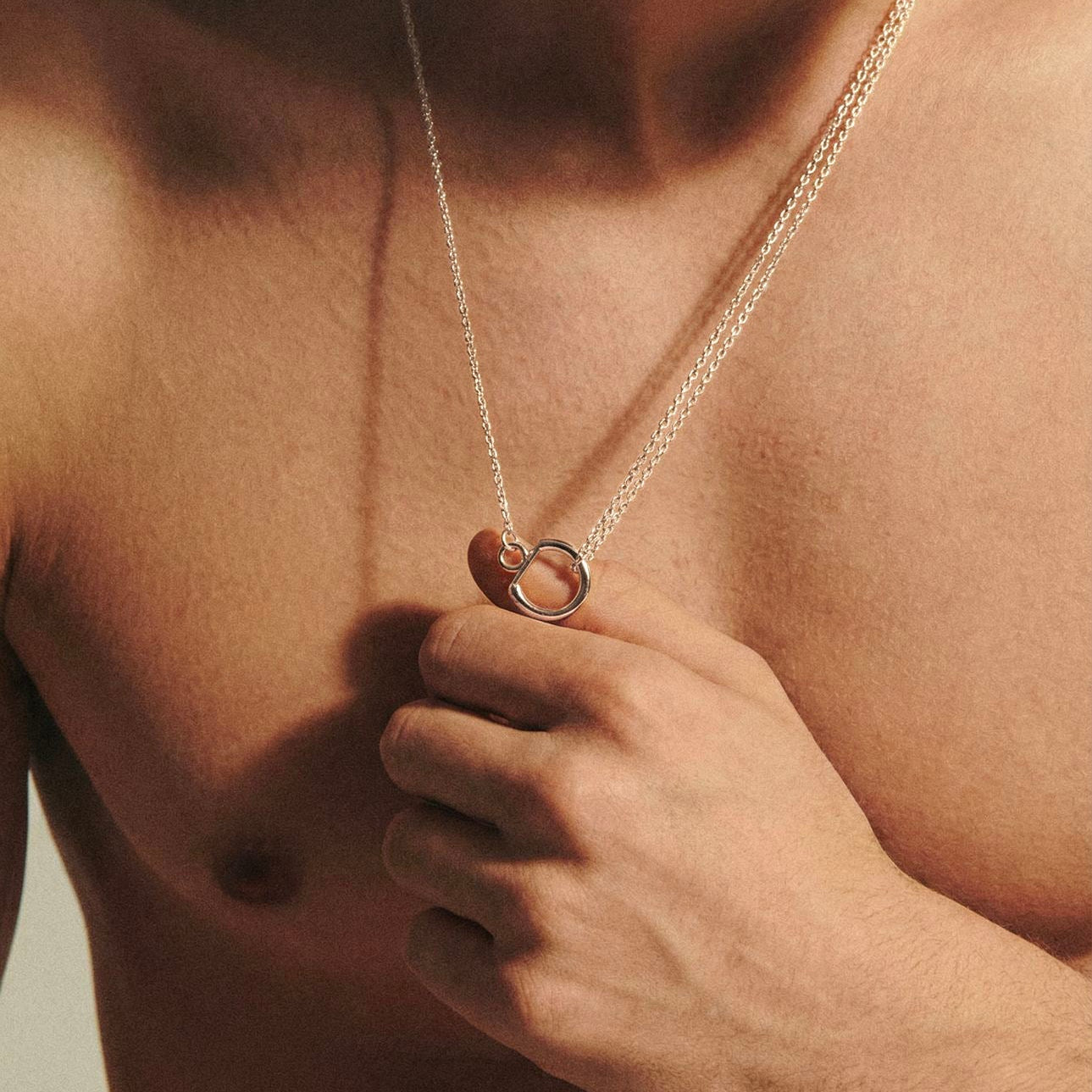 Le collier mini gousset argent