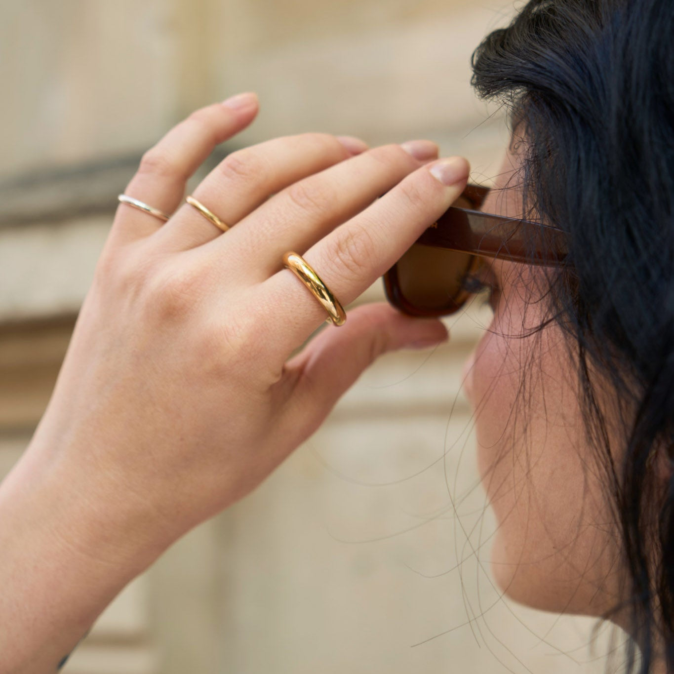 5.0 ring - gold vermeil