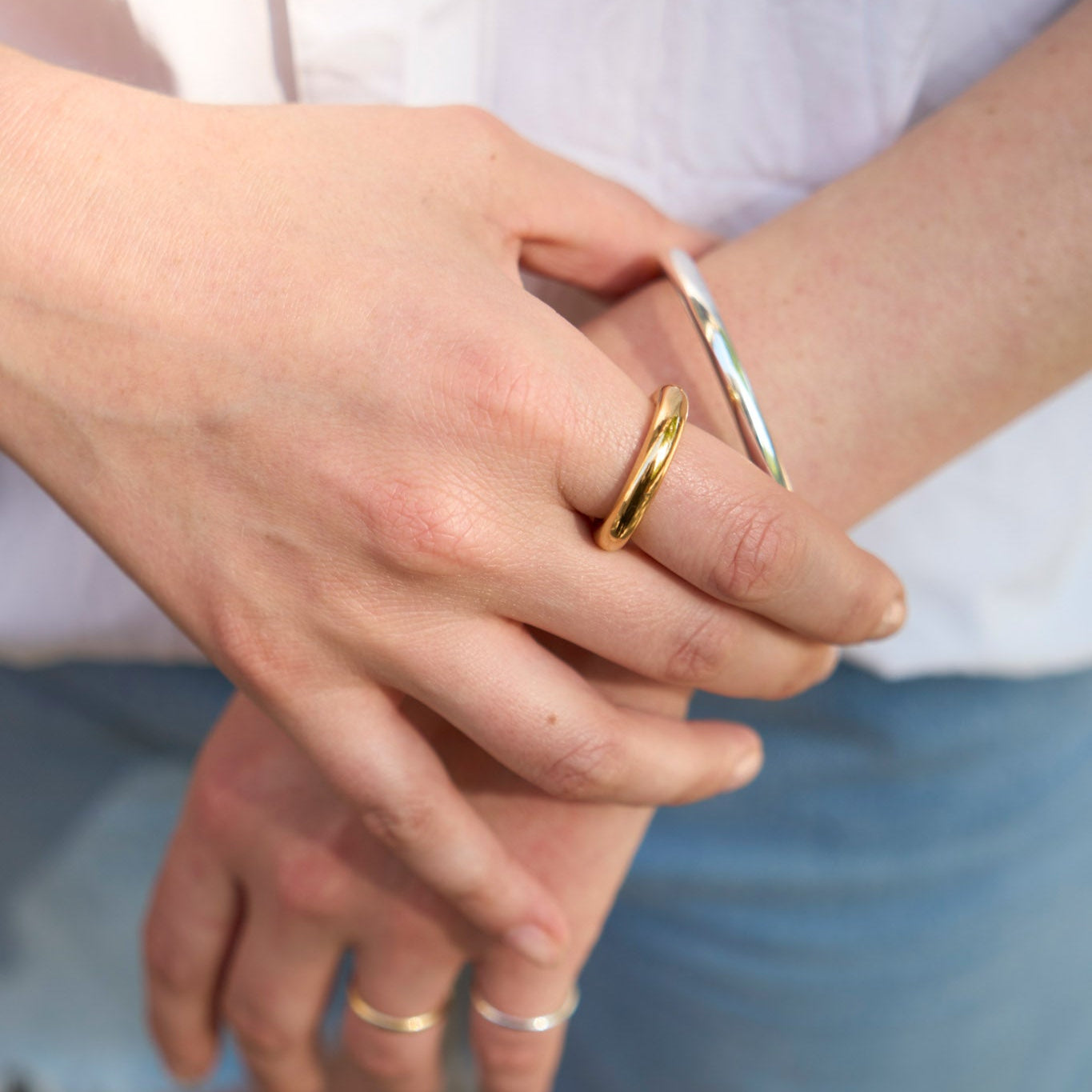 5.0 ring - gold vermeil