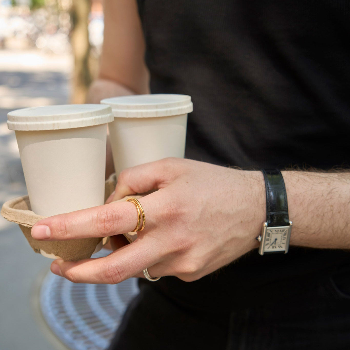 2.0 spiral ring - gold vermeil 