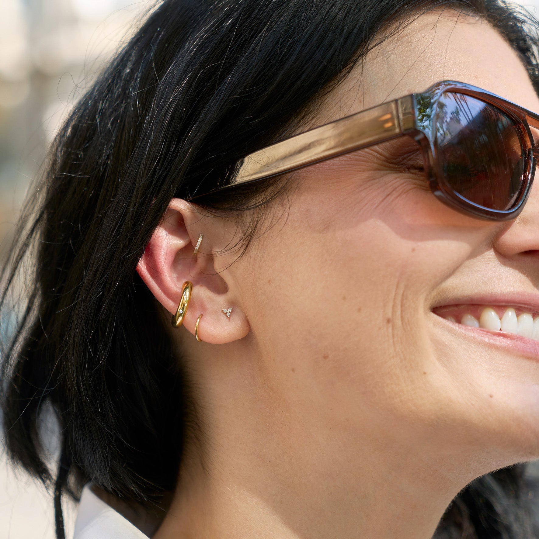 Earcuff 3.0 vermeil et diamant