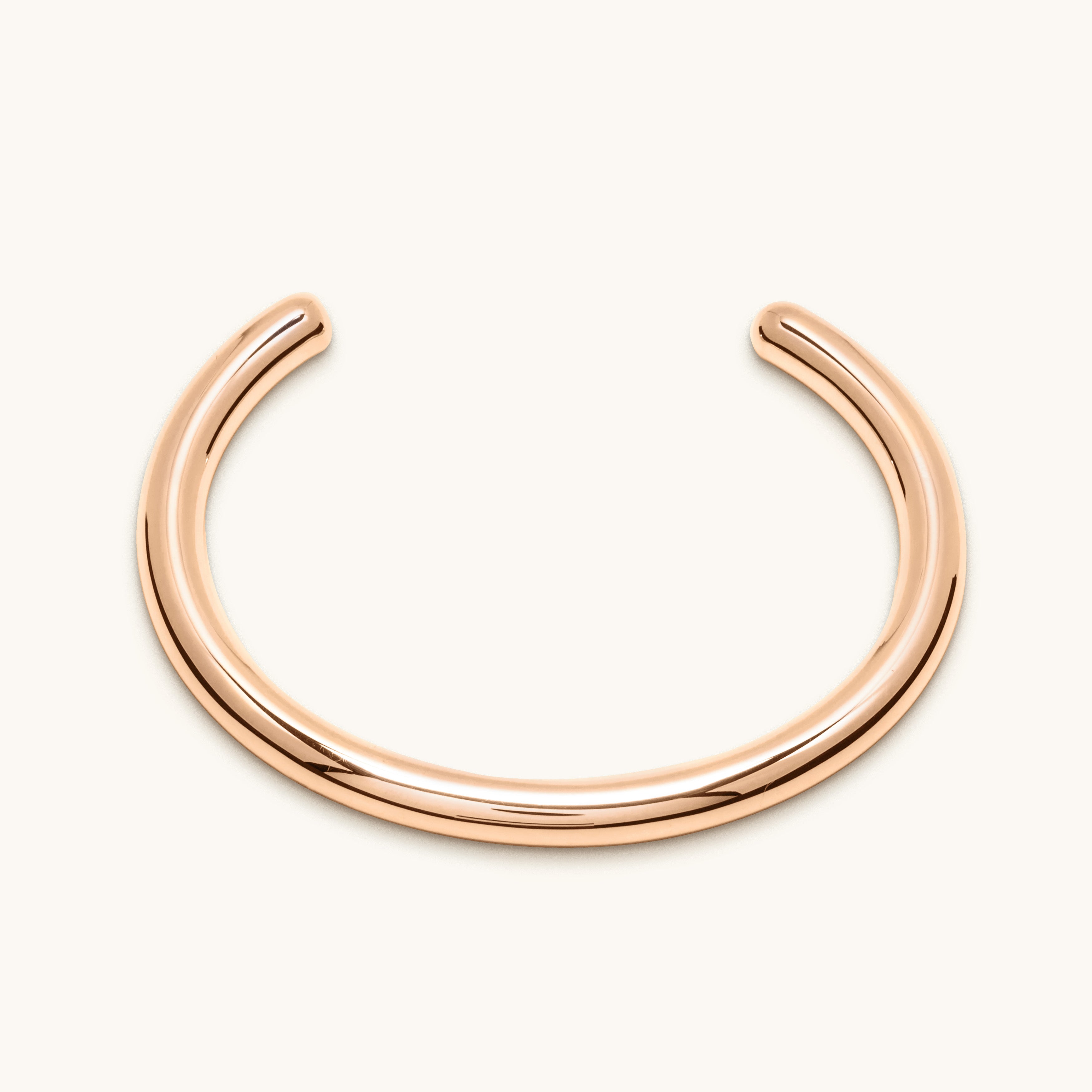 Jonc ouvert or rose 5.0