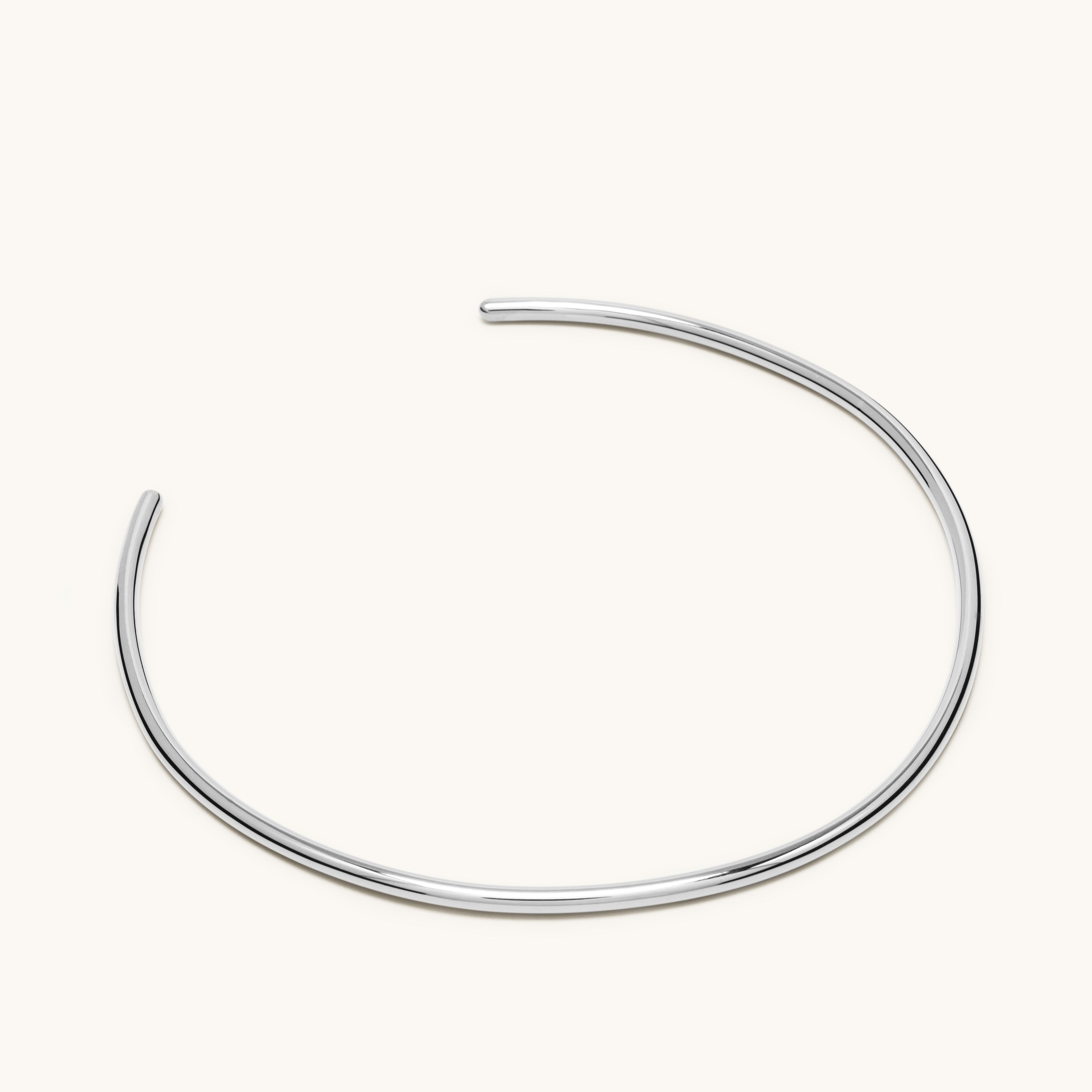 Jonc de cou 4.0 or blanc