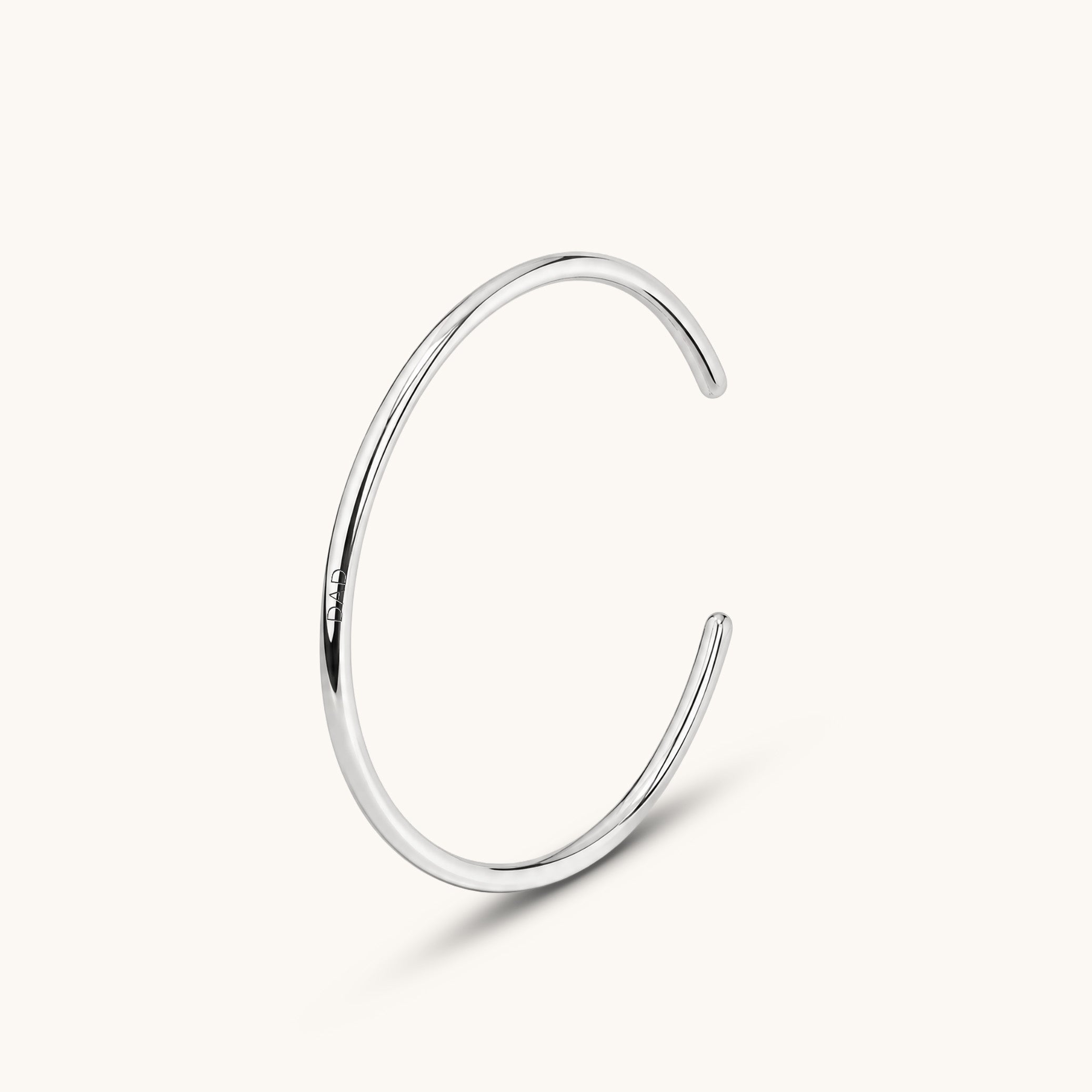 Jonc ouvert argent 3.0 | DAD