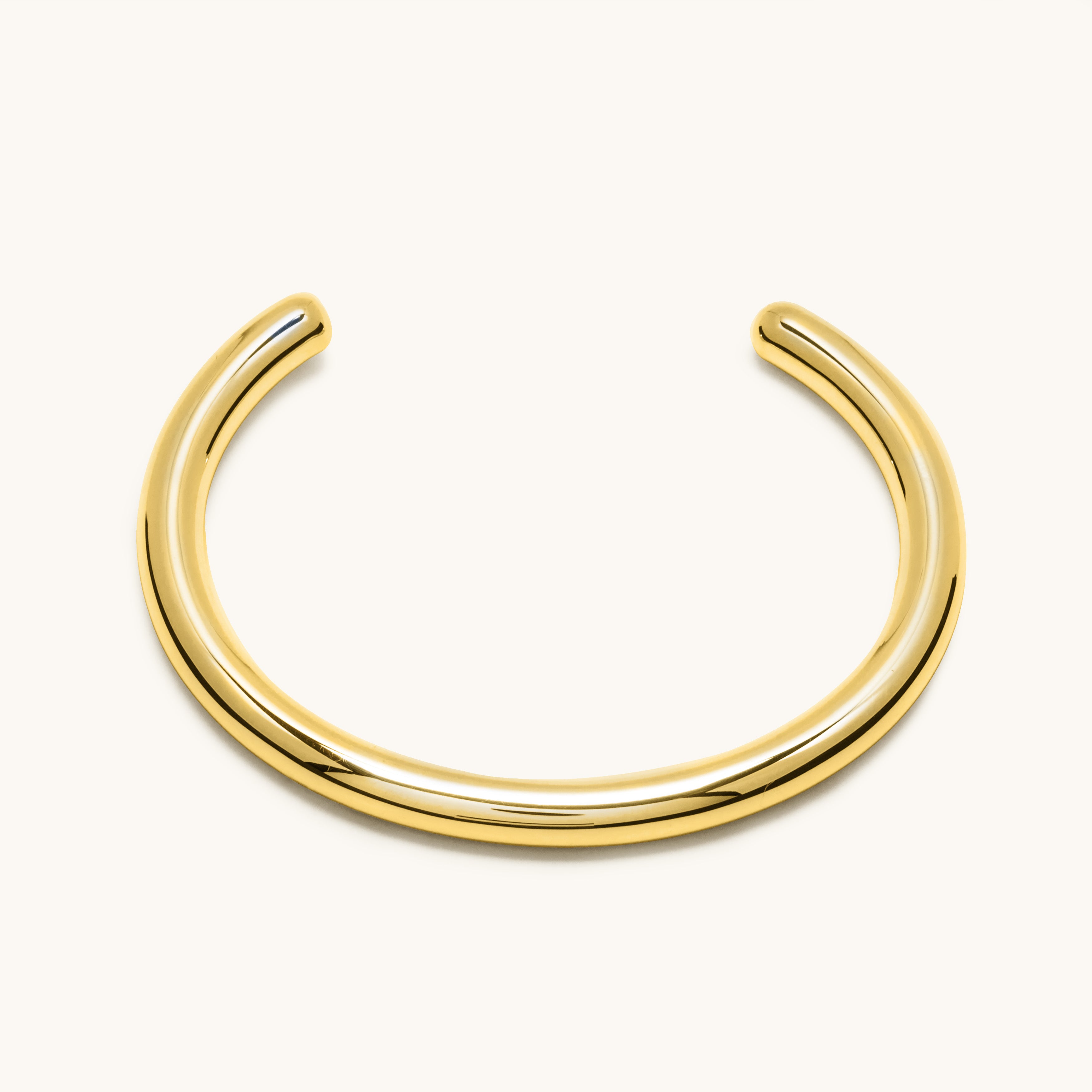 Jonc ouvert or jaune 5.0