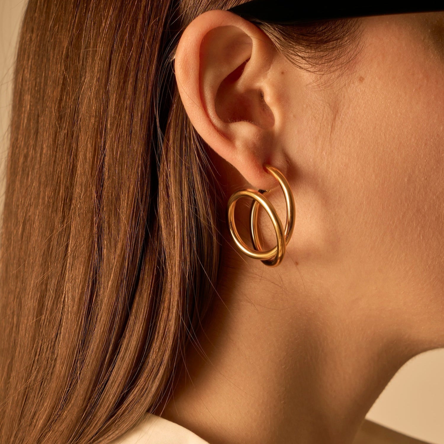 Maxi spirale vermeil 3.0 | Boucle d'oreille