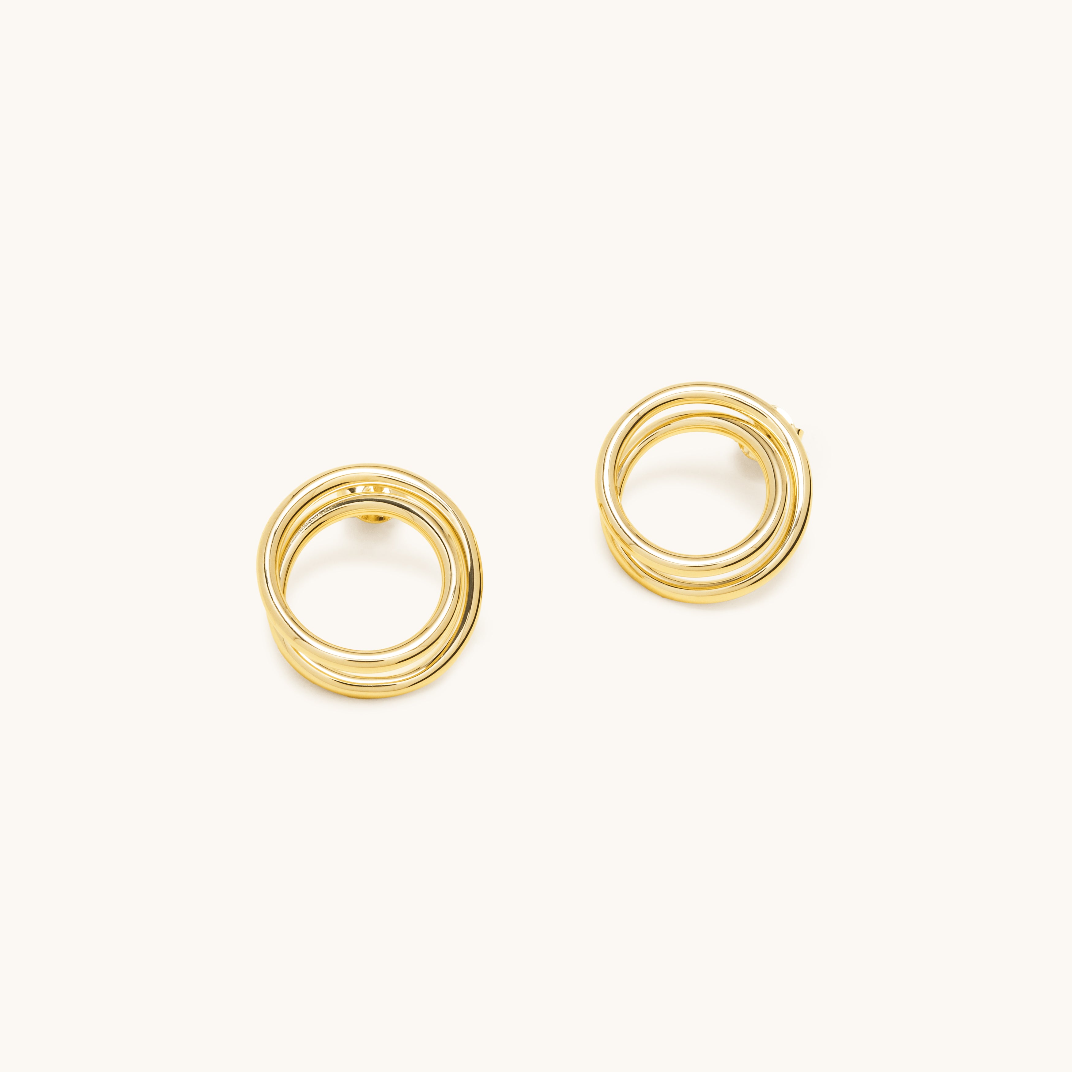 Mini spiral yellow gold 2.0 | Earring