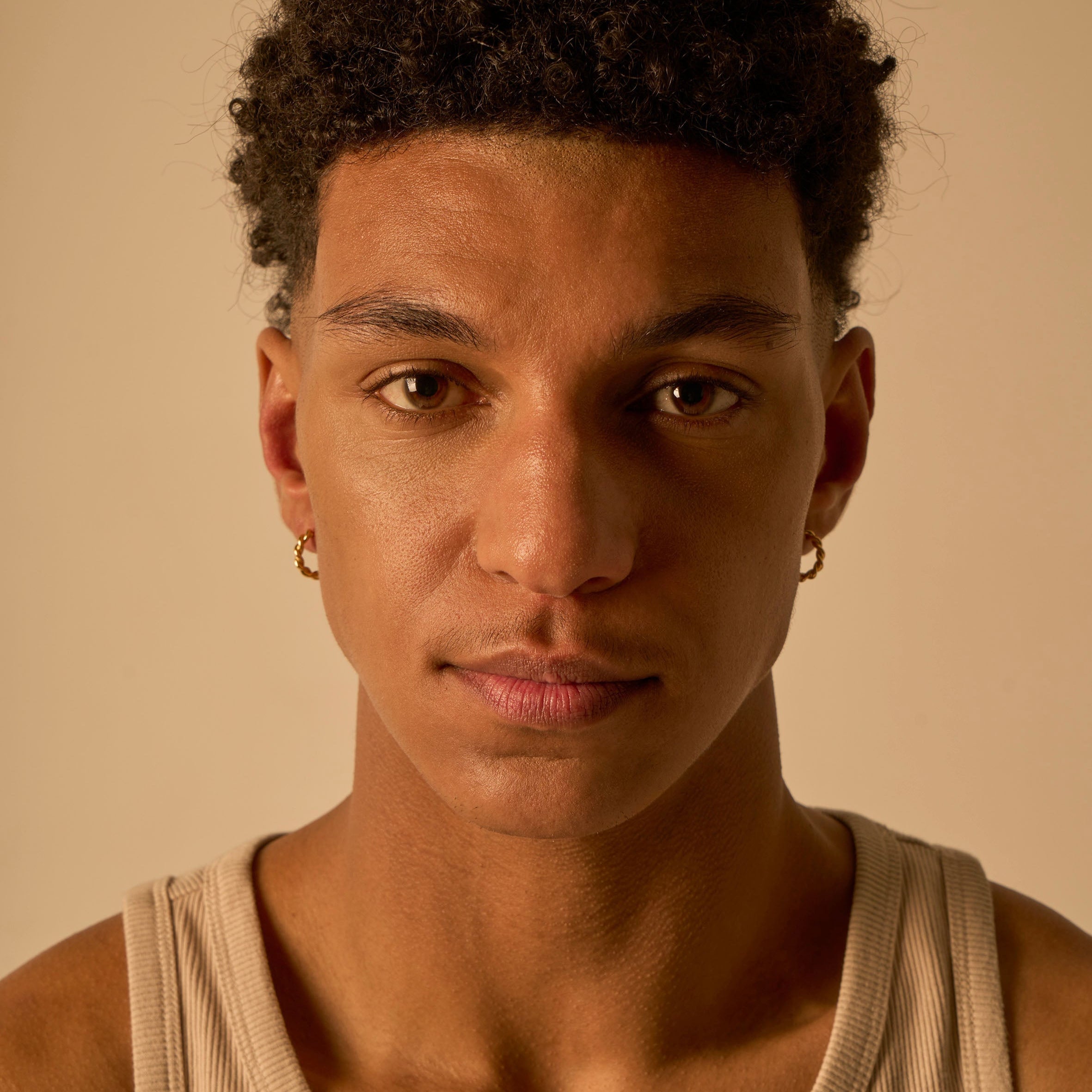 The 3.0 yellow gold twisted ring | Earring