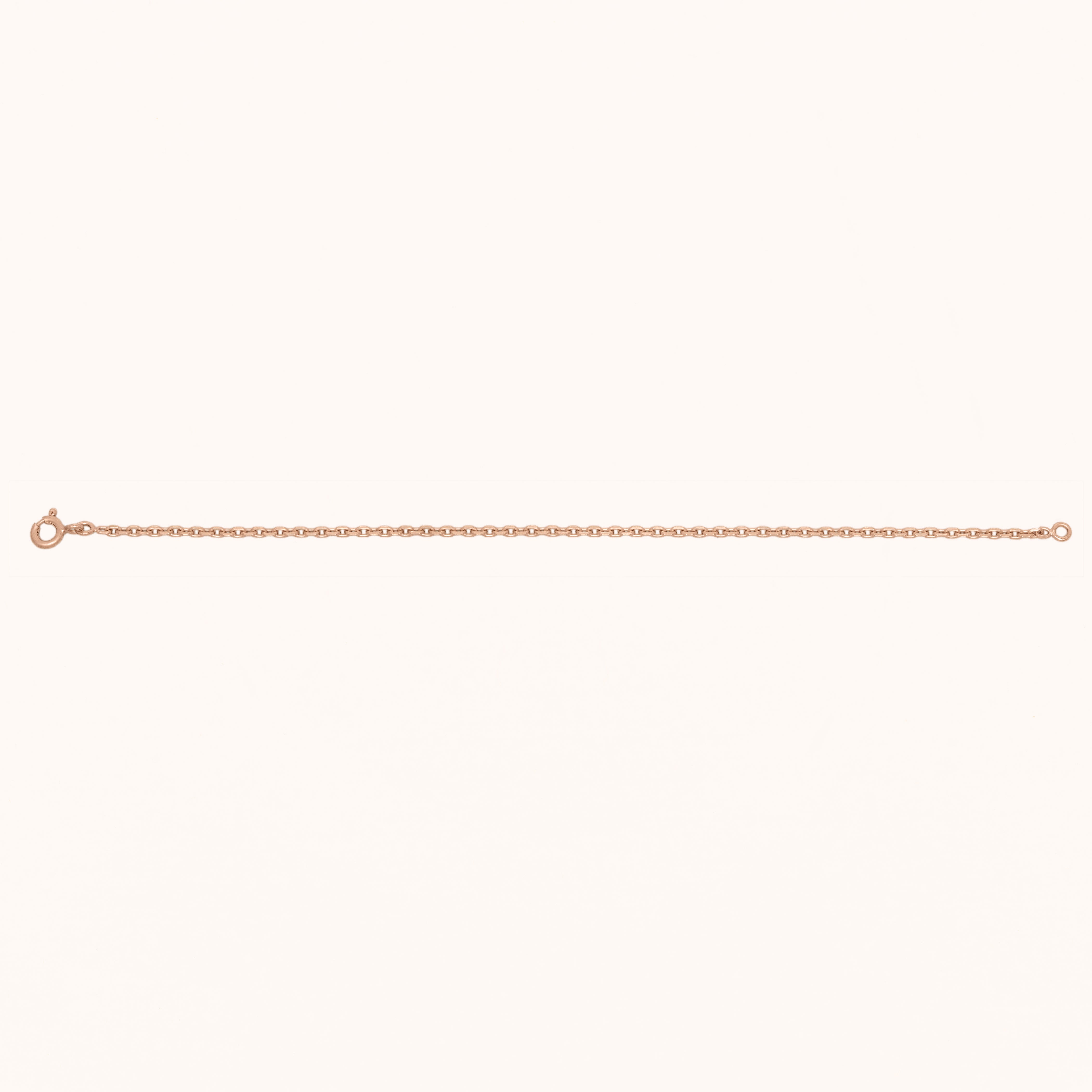 Bracelet chaîne forçat or rose