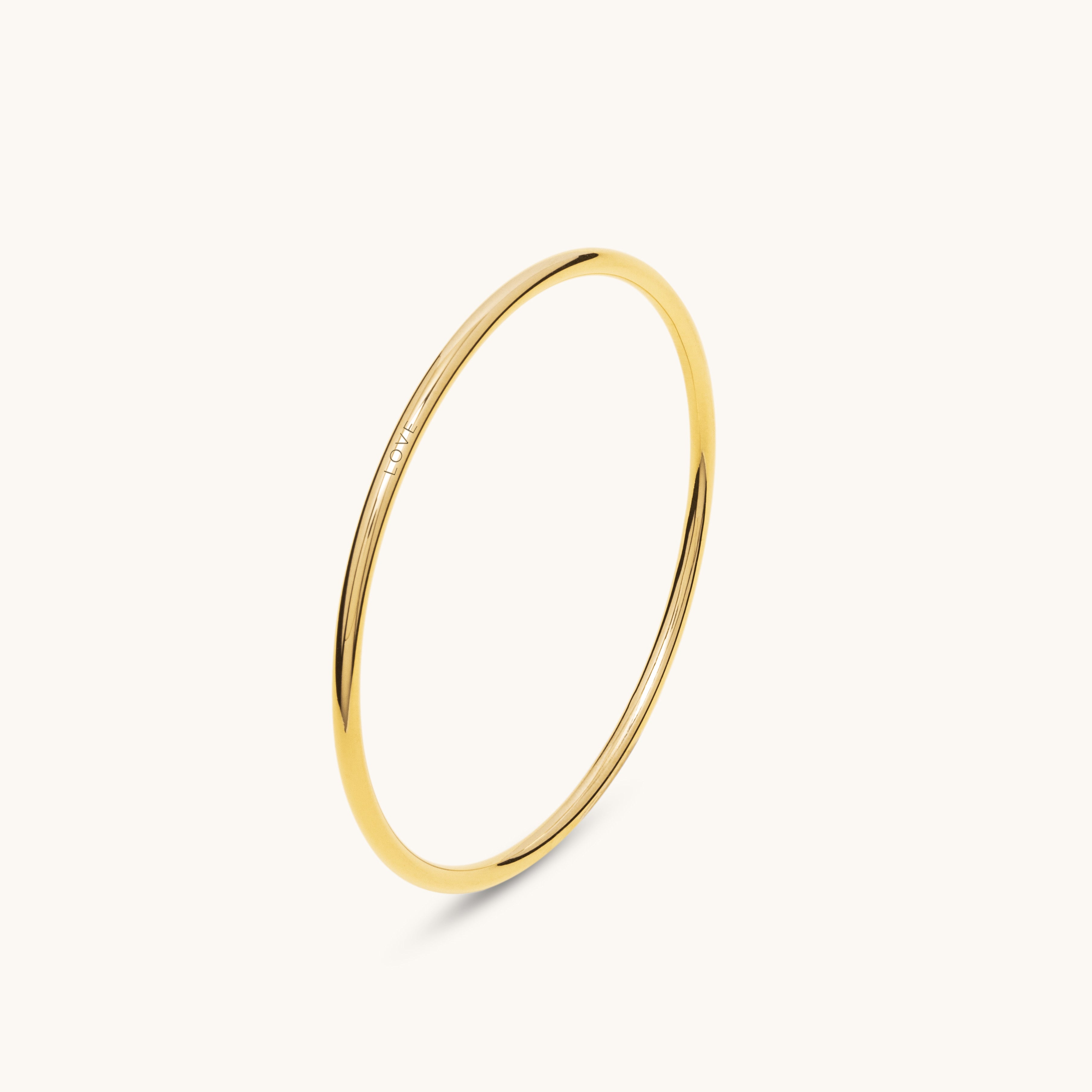 3.0 bangle - gold vermeil