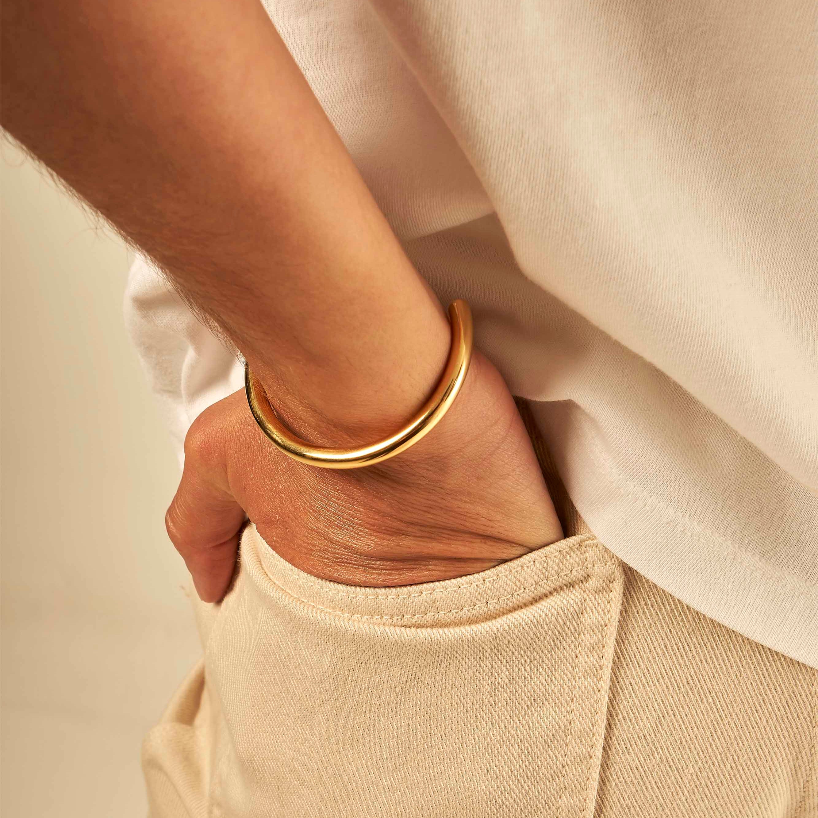 Open vermeil bangle 5.0 