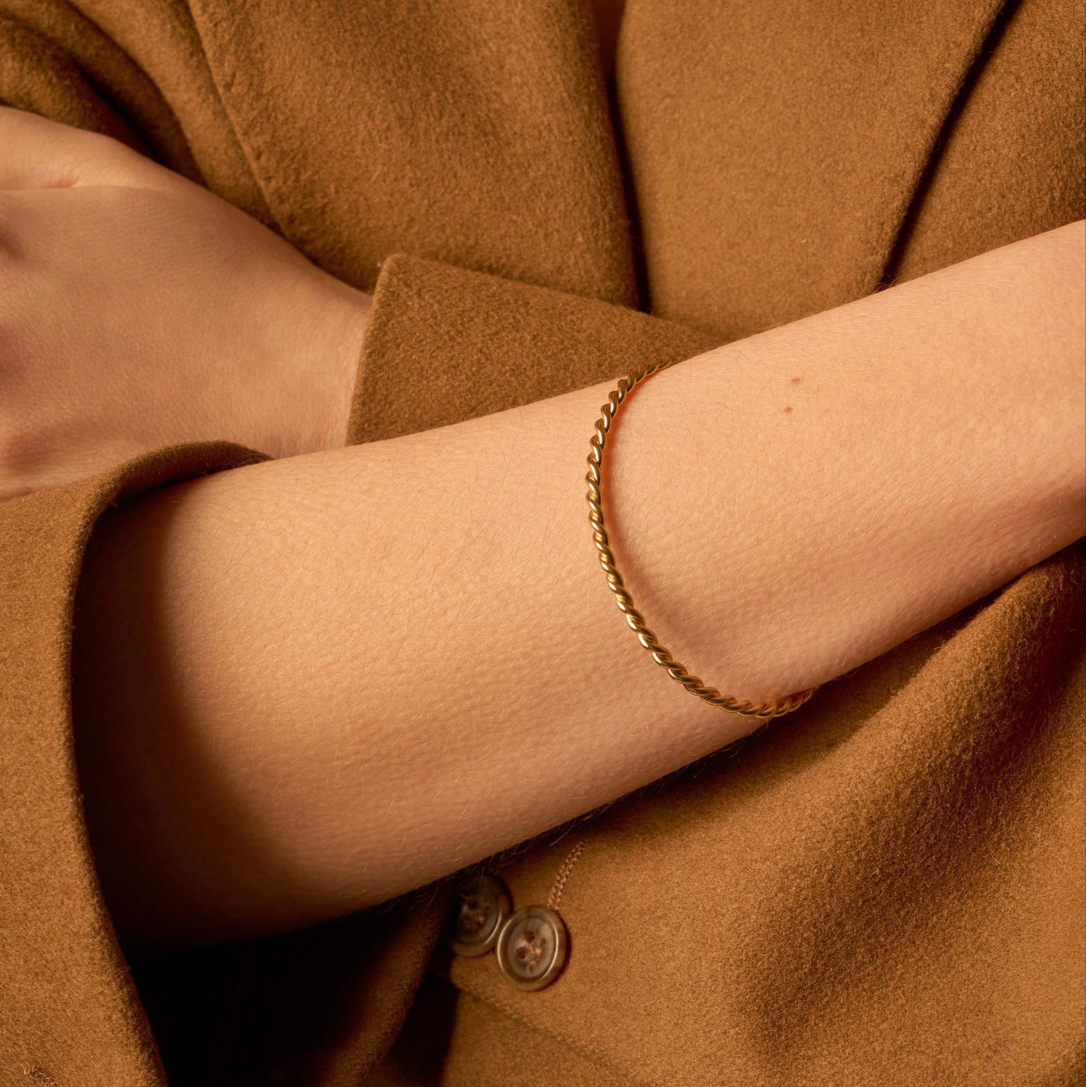 2.0 bangle - gold vermeil