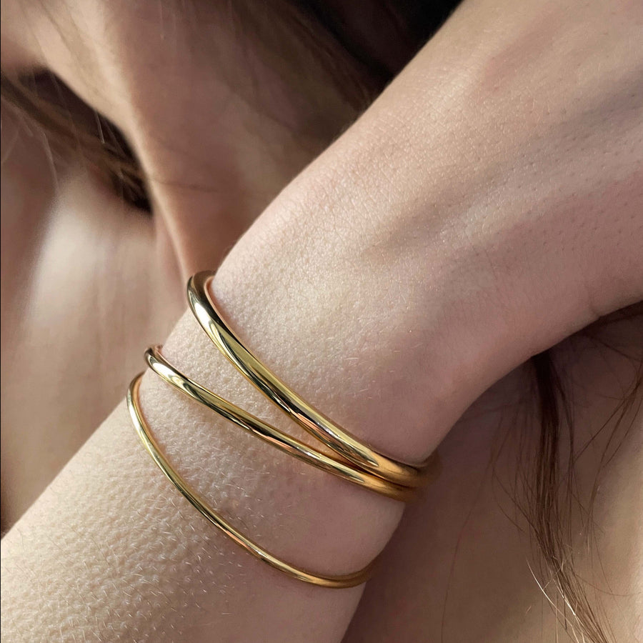 4.0 bracelet - gold vermeil